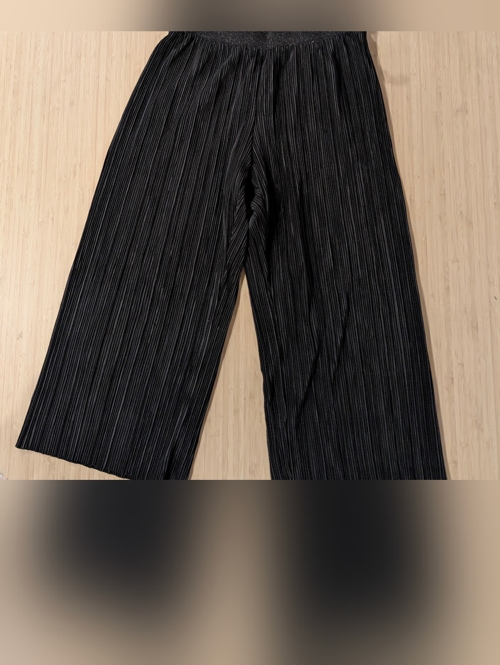H&M Girls  Black Wide-Leg Pants Sz.8Y